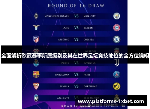 全面解析欧冠赛事所属级别及其在世界足坛竞技地位的全方位说明 全面解析欧冠赛事所属级别及其在世界足坛竞技地位的全方位说明