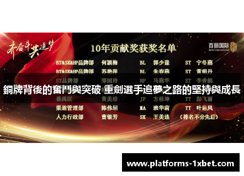 銅牌背後的奮鬥與突破 重劍選手追夢之路的堅持與成長